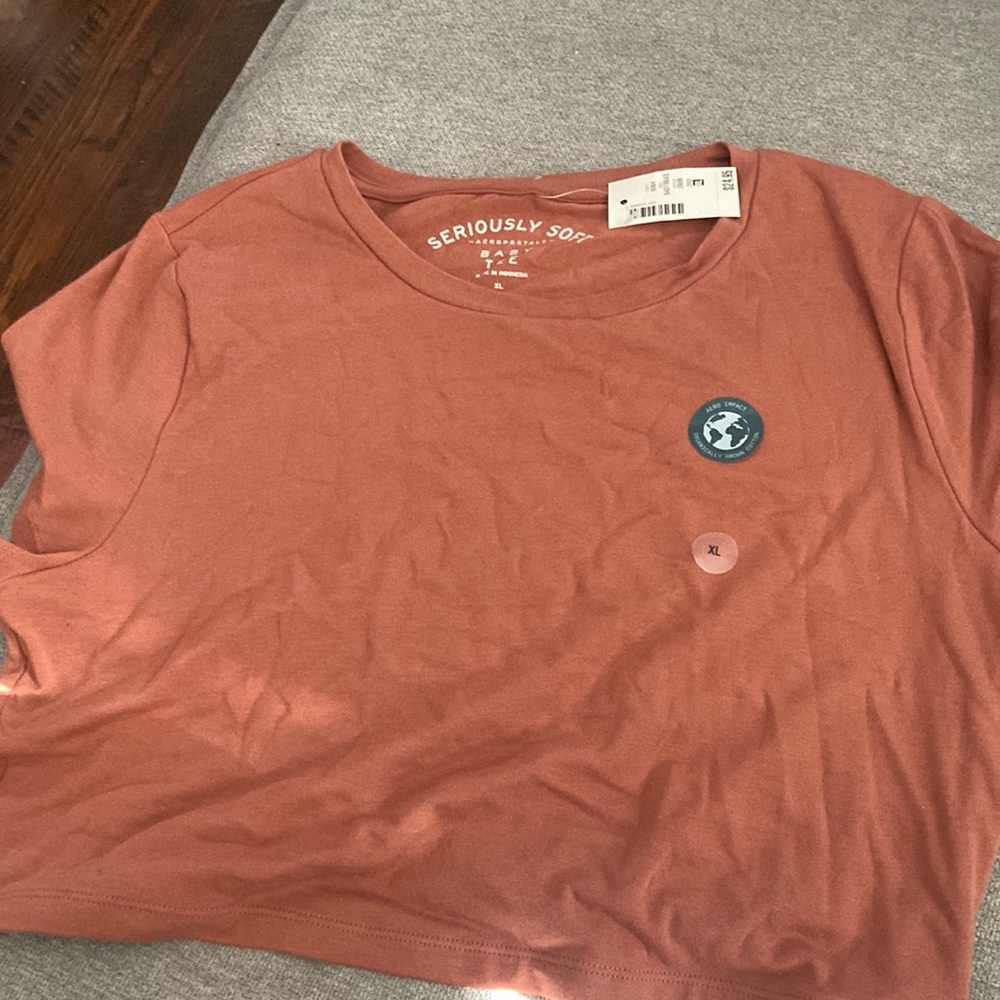 Orange baby tee